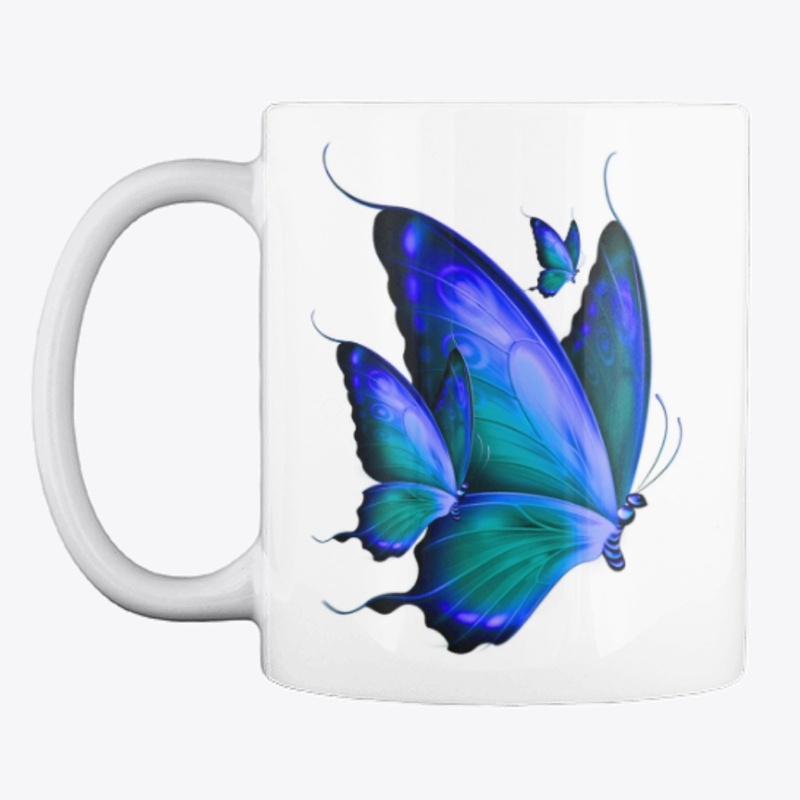 Trinity Blue Butterfly Accessories