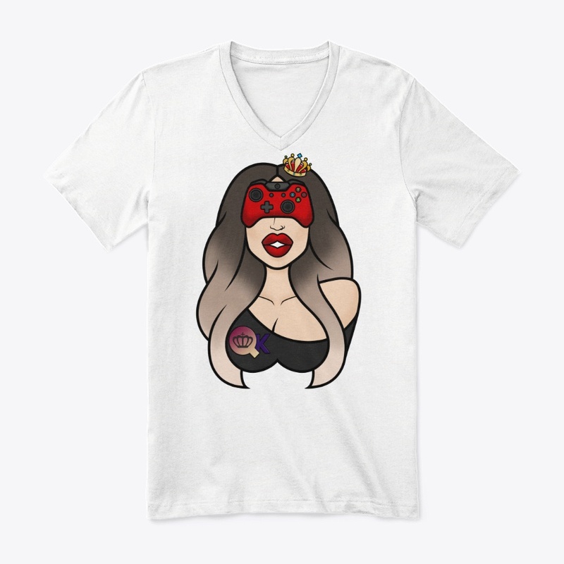 QueenieKris  Game Queenie  Logo Wht