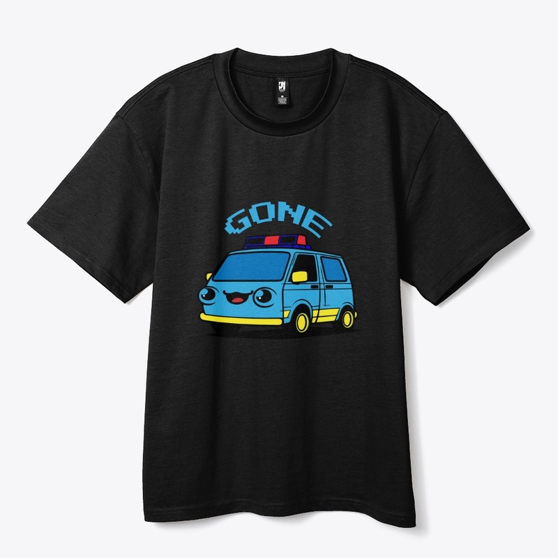 Kawaii Police Van Graphic