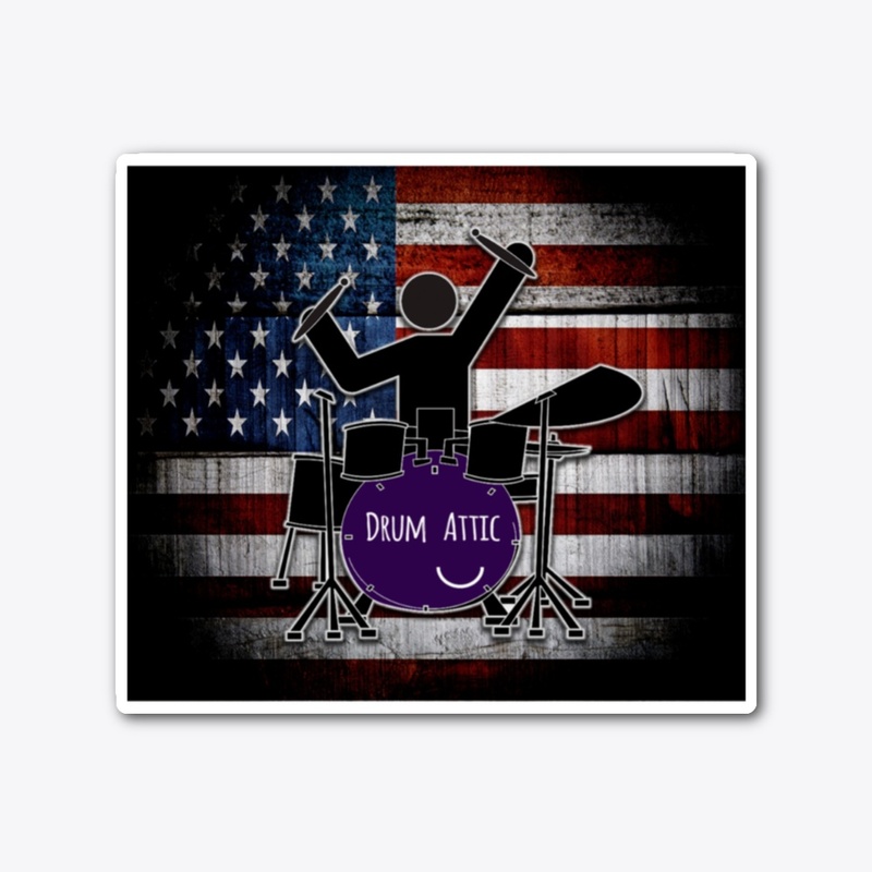 DA - NEW USA DIE CUT STICKER