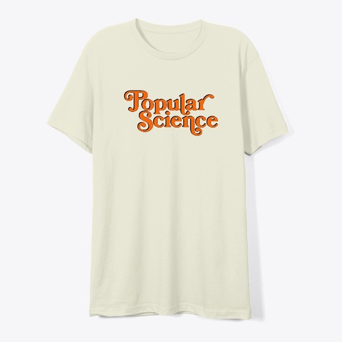 Popular Science Tee Sand Maglietta Front