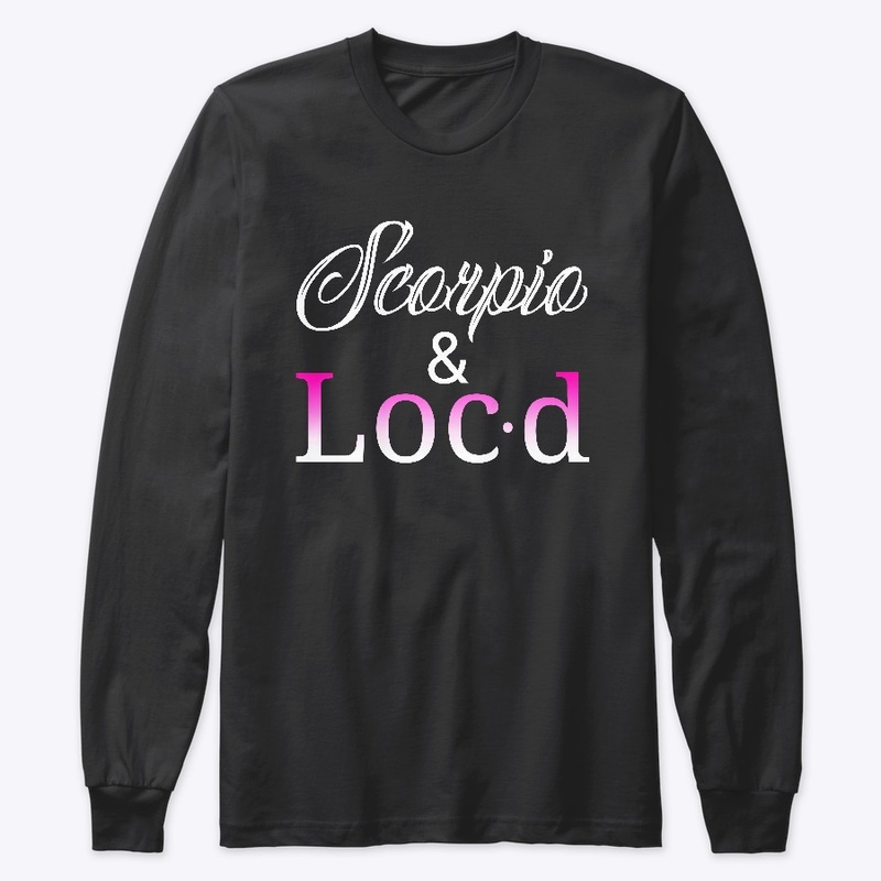 Scorpio & loc'd zodiac tee shirt