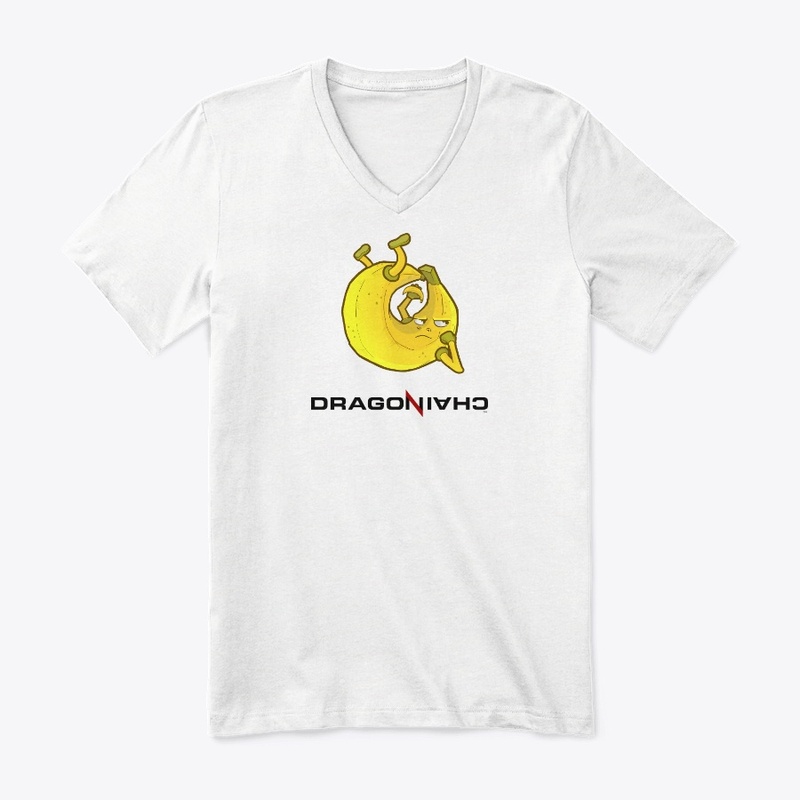 Banana Jojo Alt V-Neck Tee (White)
