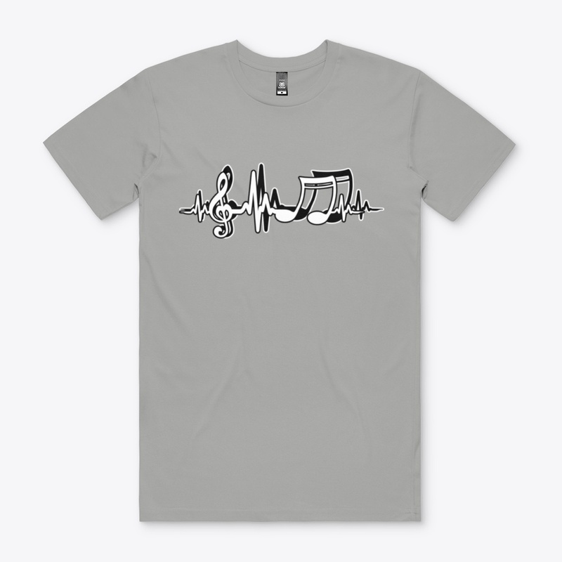 Musical Clef With Soundwave And Notes