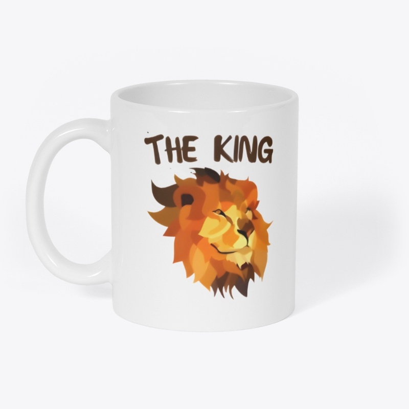 "The King" Lion" Lion Graphic T-Shirt