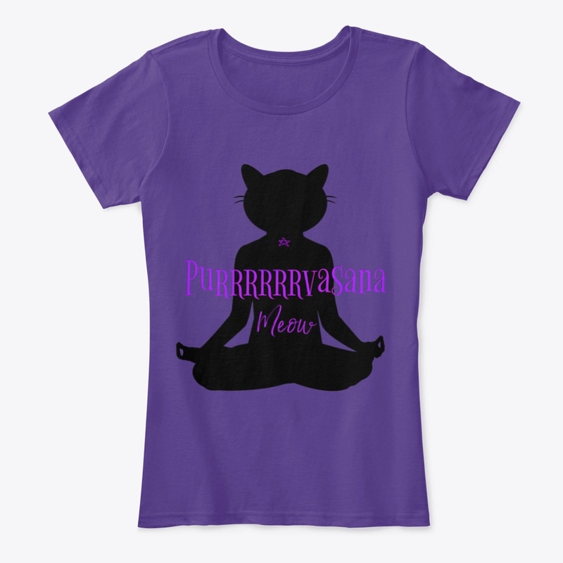 Purrrrrvasana Yoga Cat