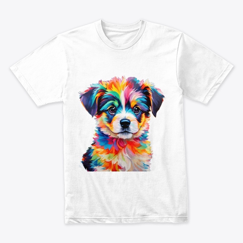 Koko Paws Tee: Vibrant Canine Style!