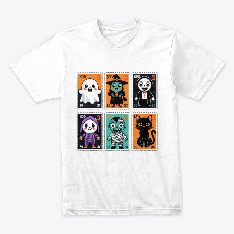 Cute Halloween Stamp Collection