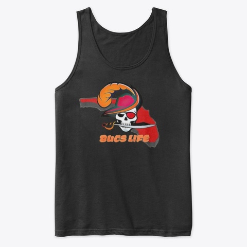 Bucs Life Jd Black T-Shirt Front