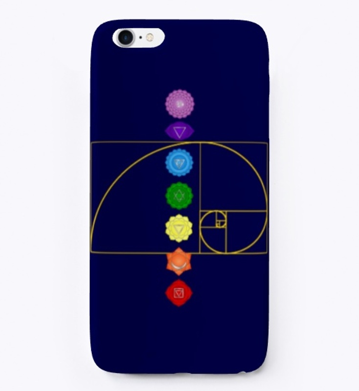 Fibonacci Golden Spiral 7 Chakras