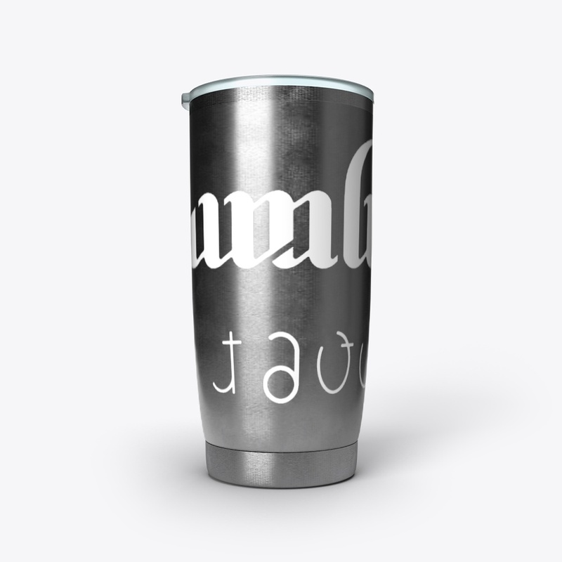 Ambigram Tattooer White ink