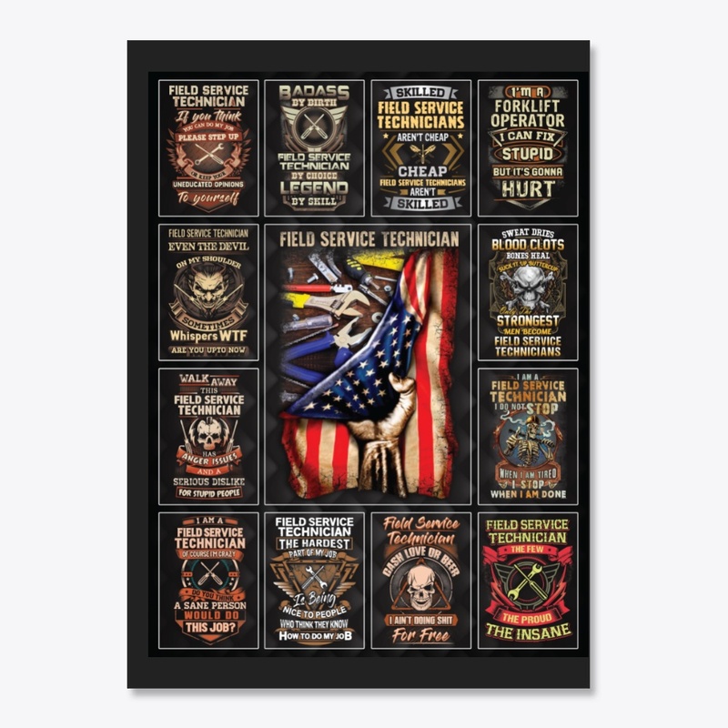 Field Service Technician Collage Product