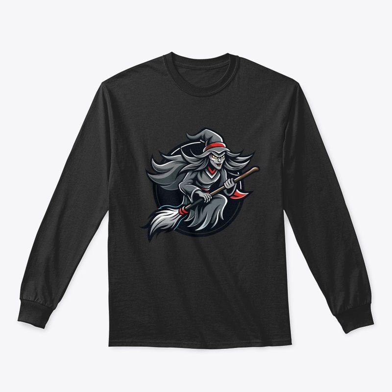 Halloween wicked Witch Flying Women Tee