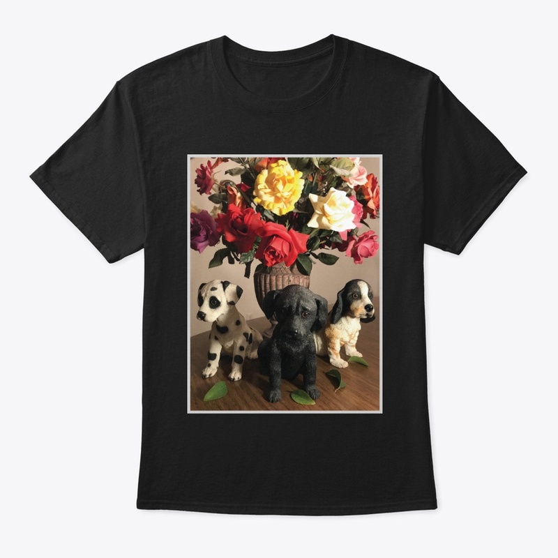 Floral Puppies T-Shirt