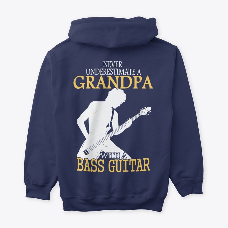 Bass Guitar Grandpa - FRONT
