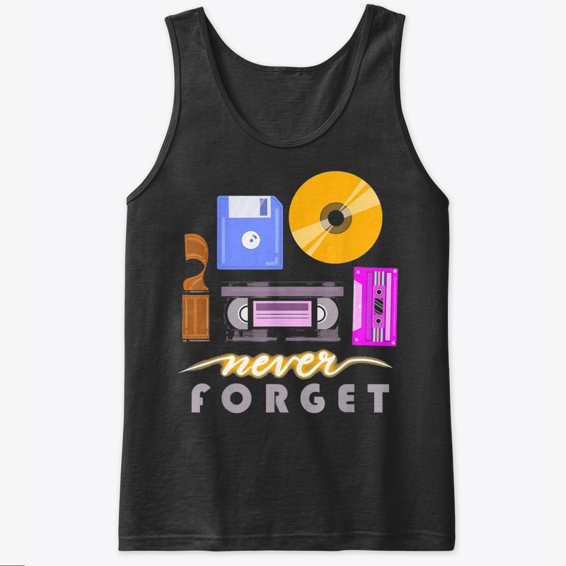 Never Forget Retro Vintage Cassette Tape