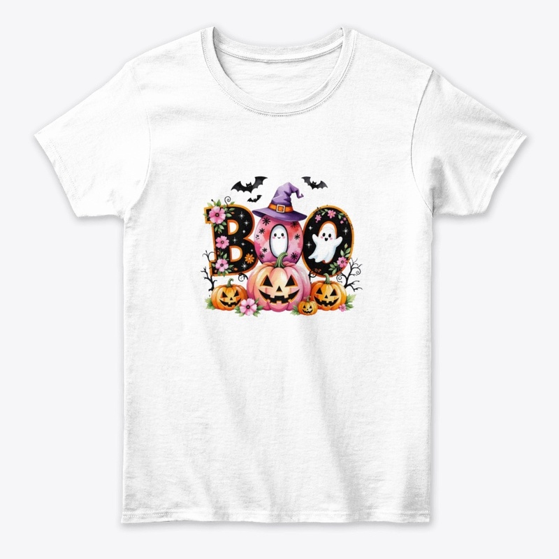 BOO Halloween Ghost Design