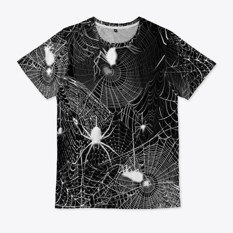 Black and White Spider Webs