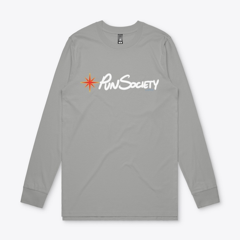 Pun Society - White Logo
