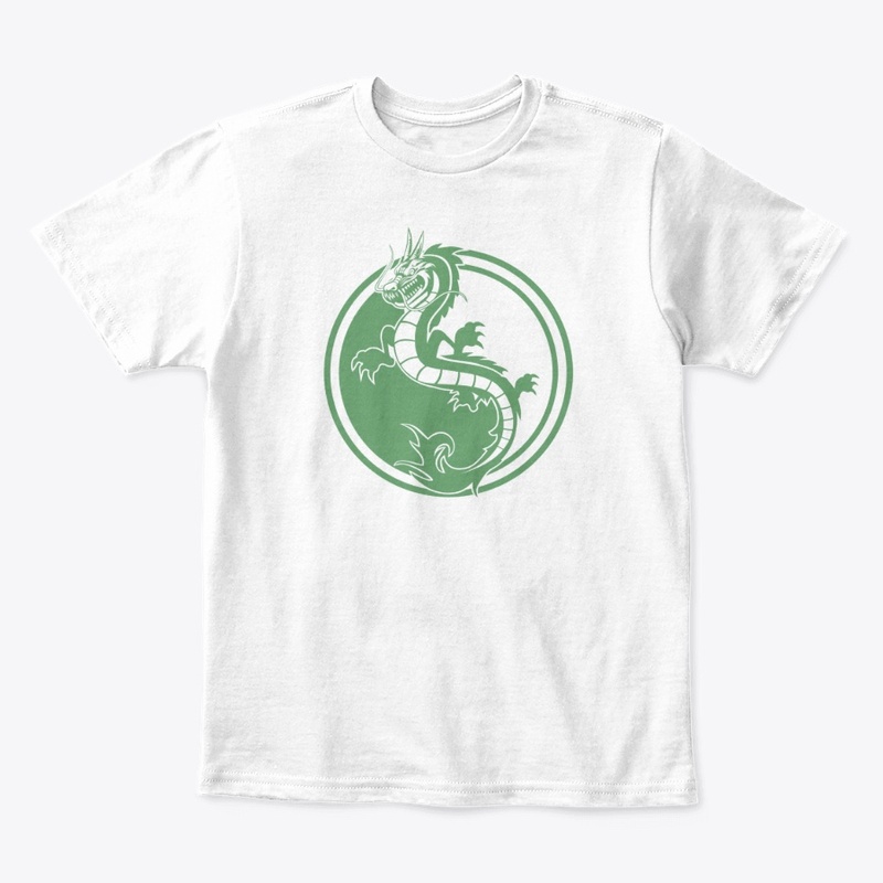 Yin and Yang Green Dragon