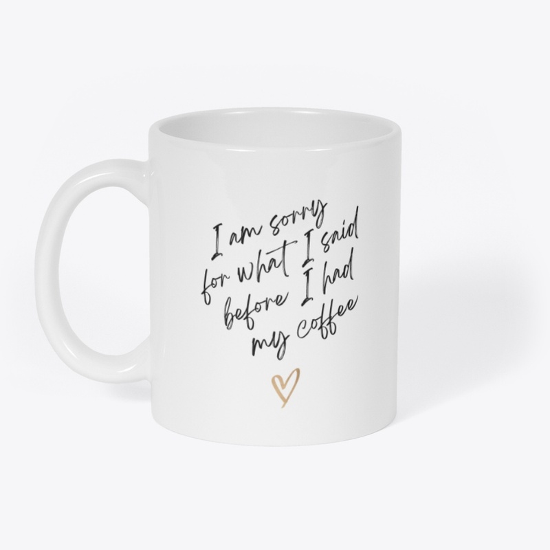 Sorry what I said before I had my coffee