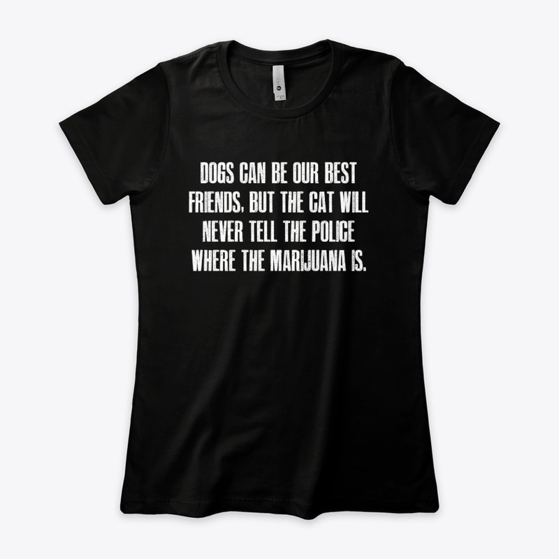 Dogs can be our best friend cat t shirt