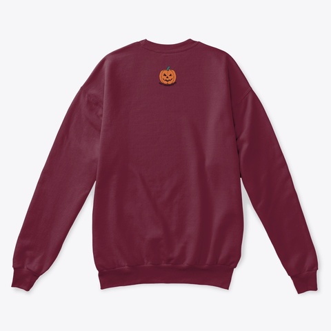 Hocus Pocus &Amp; Focus Crewneck  Maroon  T-Shirt Back