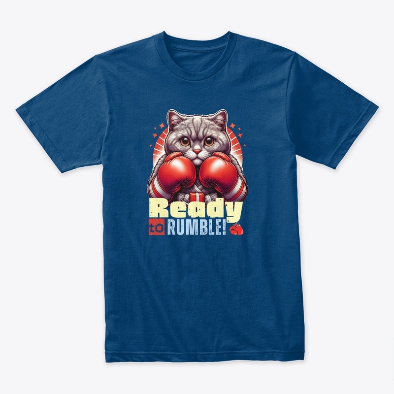 Ready to Rumble Boxing Cat Tee