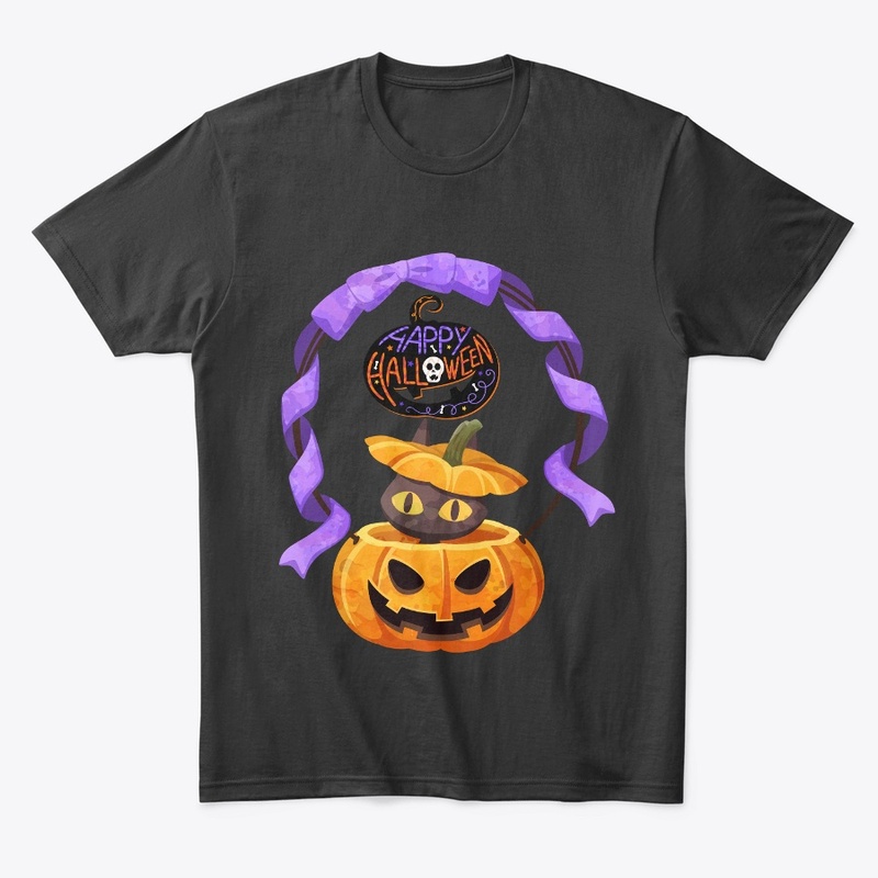 Happy Halloween With Pumpkin