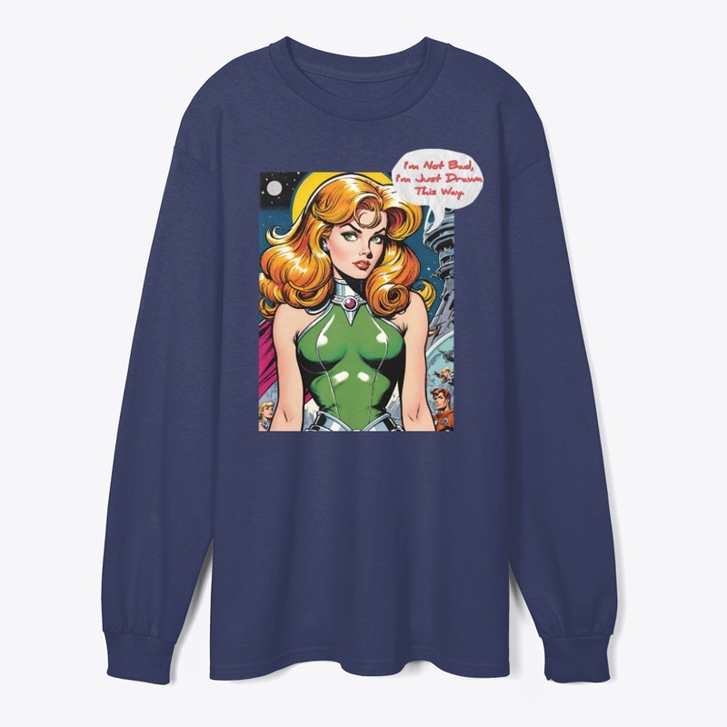 Funny Sexy Pun Trendy Comic Art Style 