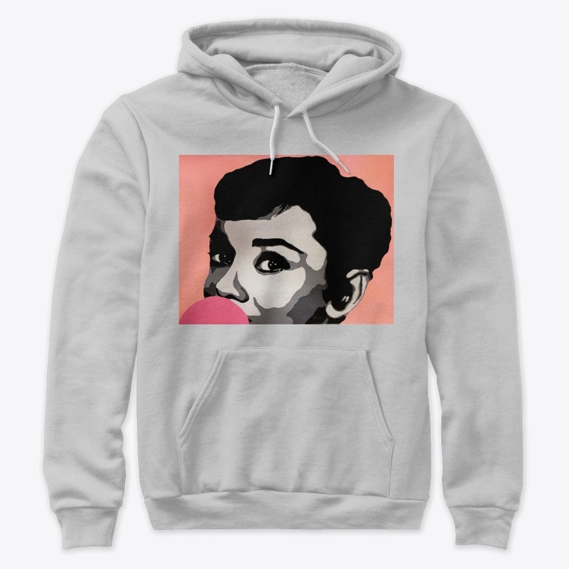Audrey Hepburn Eyes Landscape