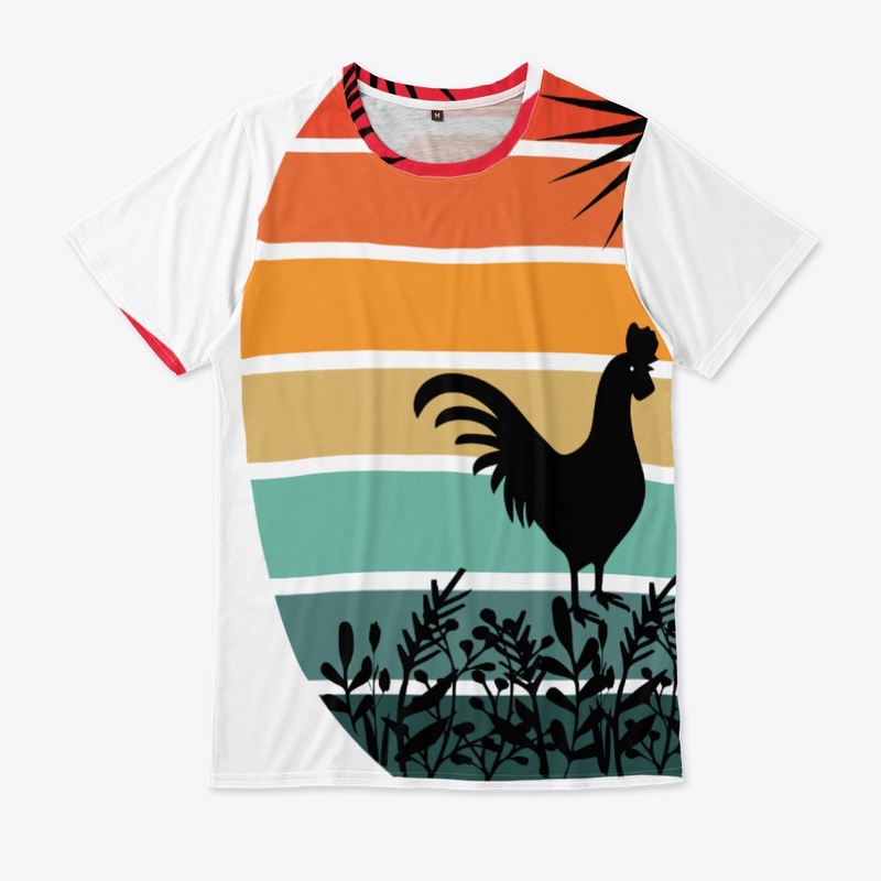 Retro vintage sunset design