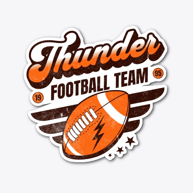 American Football Thunder Team 30