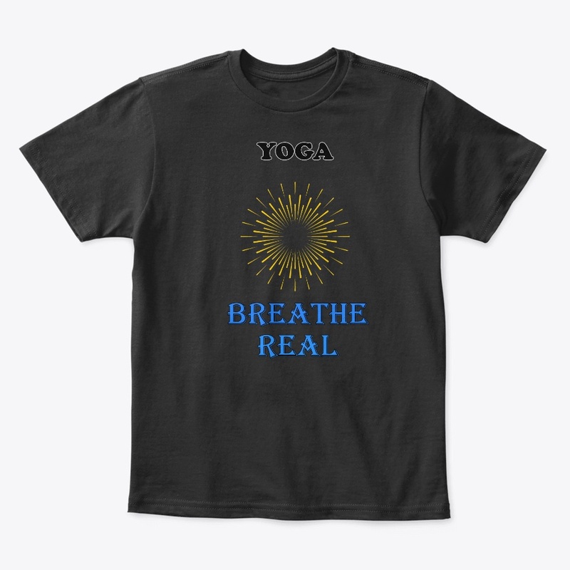Yoga Breathe real T shirt 