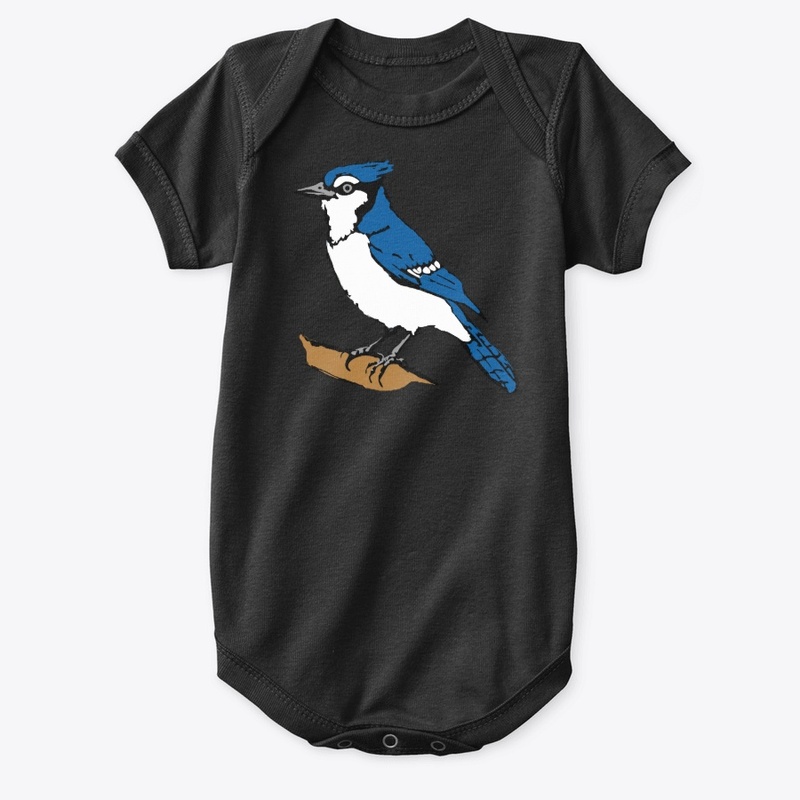 Blue Jay bird on a branch