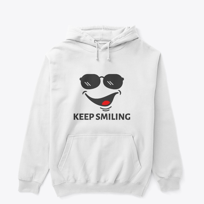 keep smiling hoddie