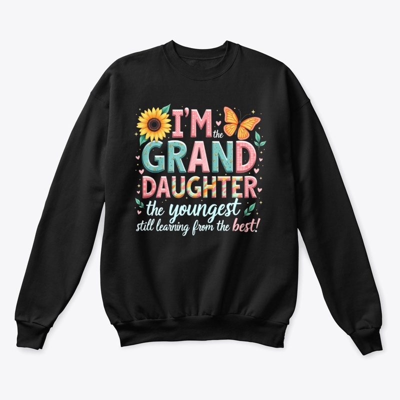 Funny Granddaughter Sunflower Butterfly