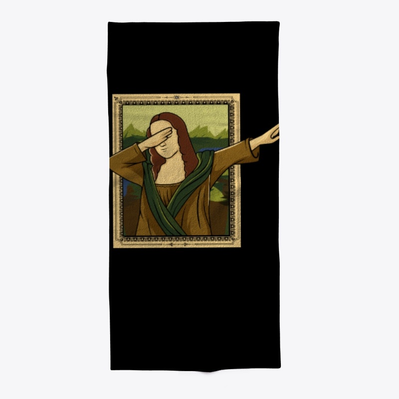 Dabbing mona lisa