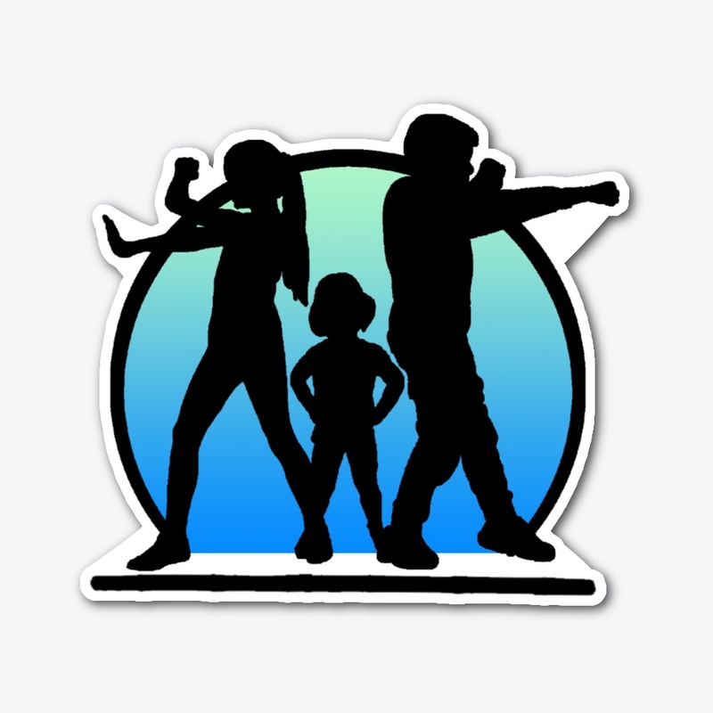 "Stark in Action" - Logo  Aufkleber