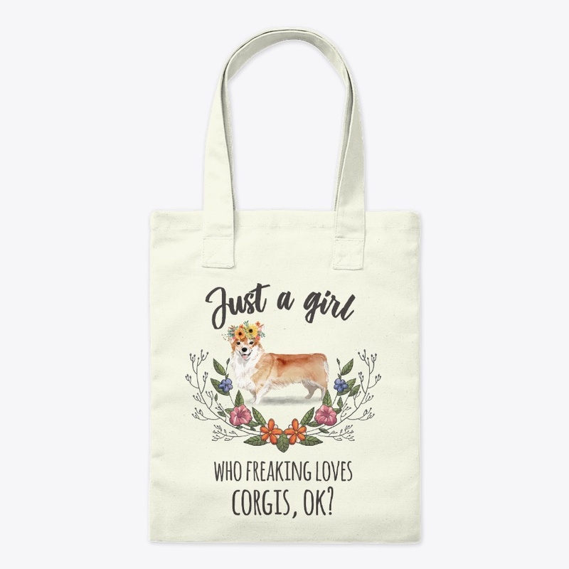 Just Girl Loves Corgis Boho Style
