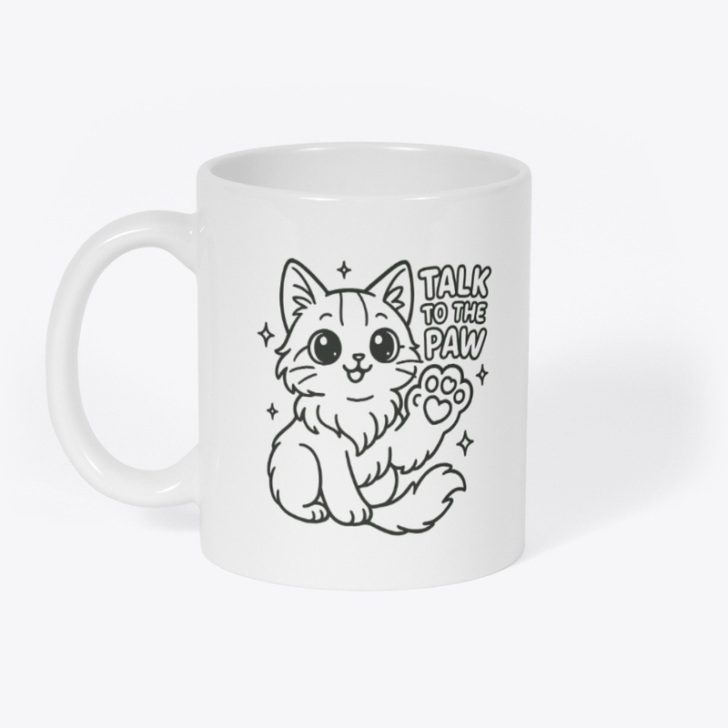 Paw Attitude Sketch Cat