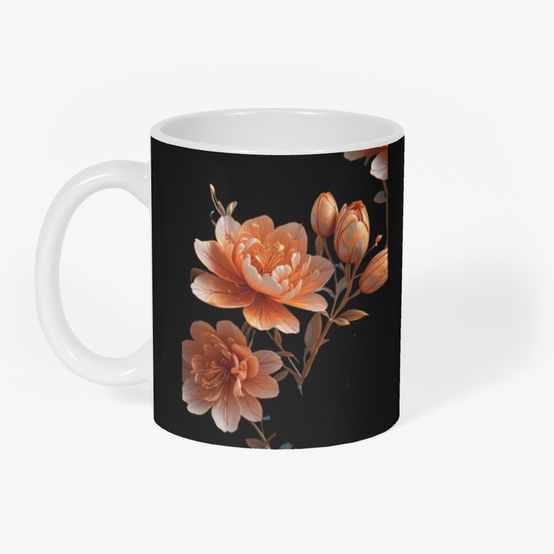 3d illustration flowers