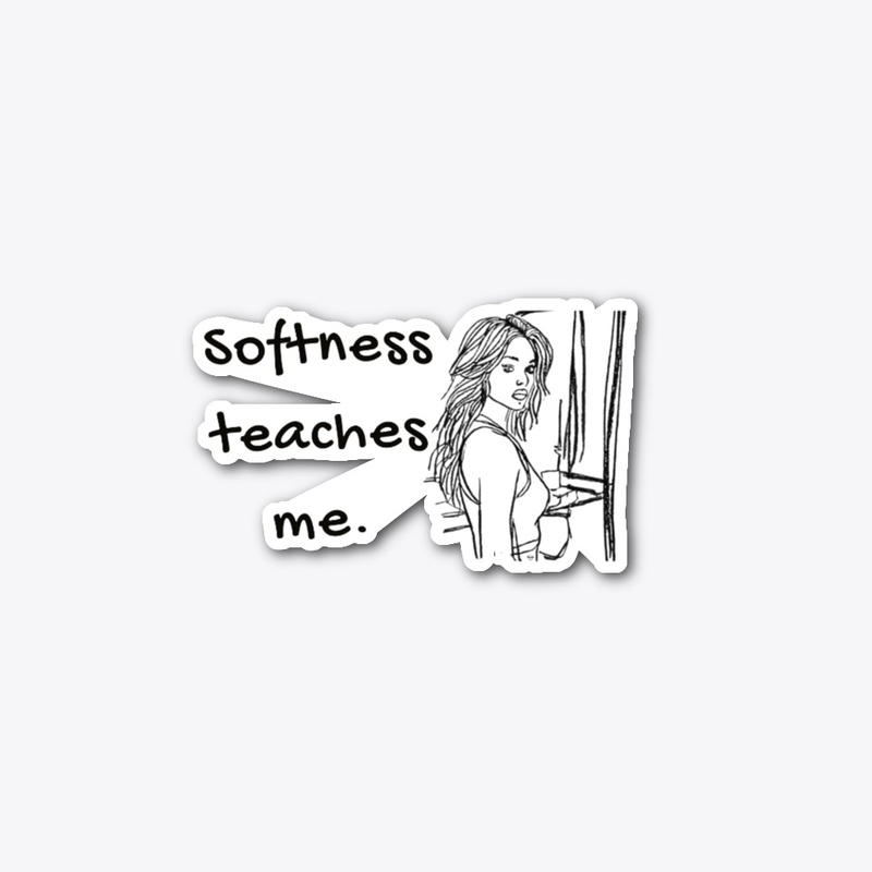 Softness Teaches Me – Line Art Mug