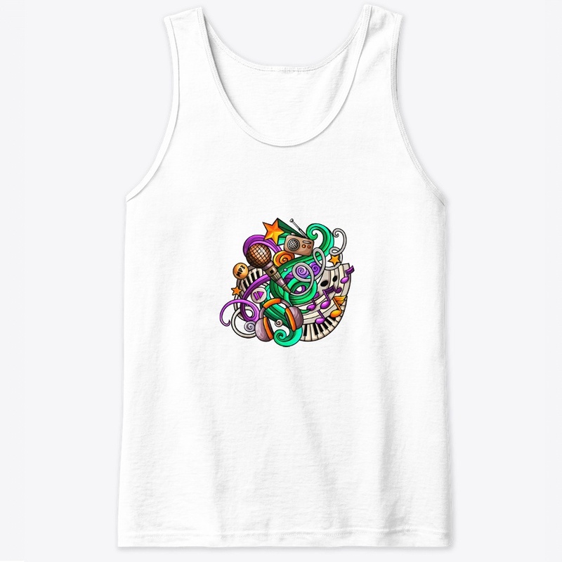 "Vibrant music Explosion"t-shirt 