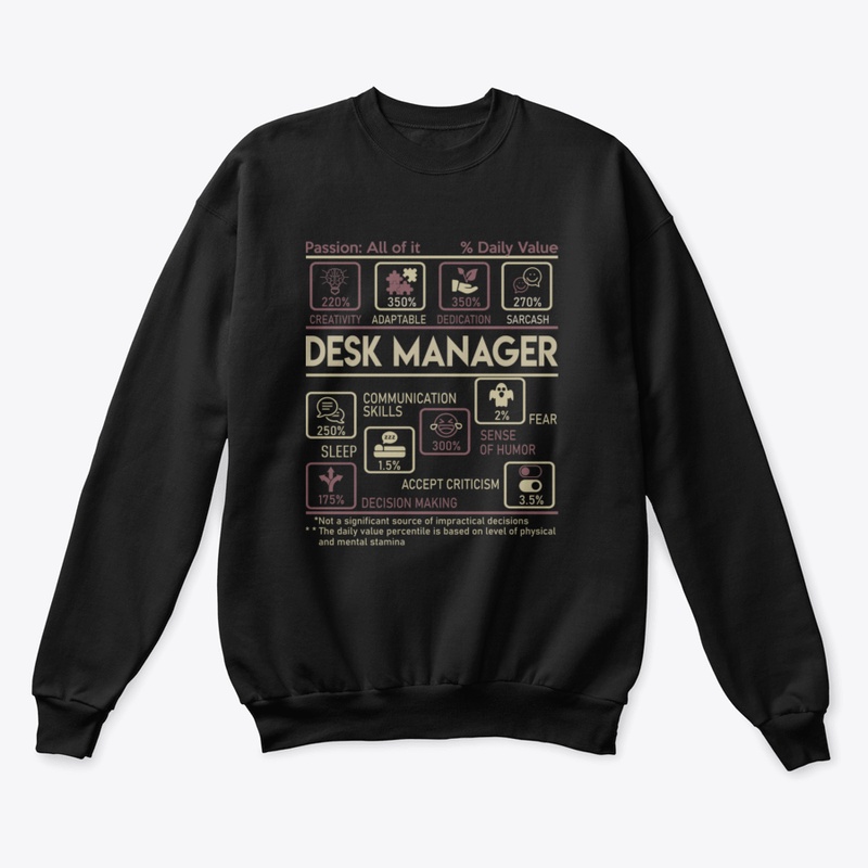 Desk Manager T Shirt   Multitasking Dail