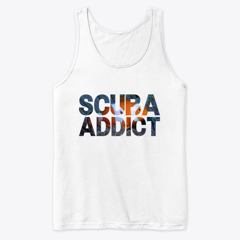 Scuba addict clown fish