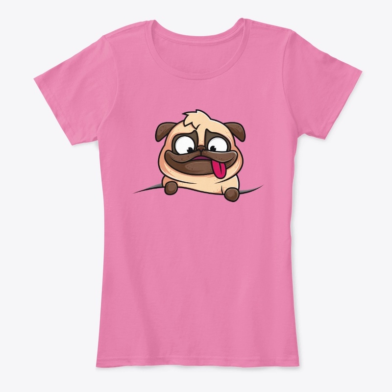 Funny pug
