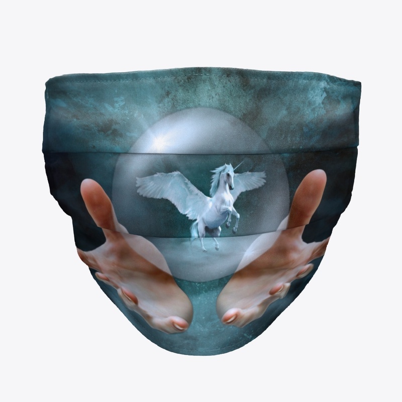 Unicorn in clouds