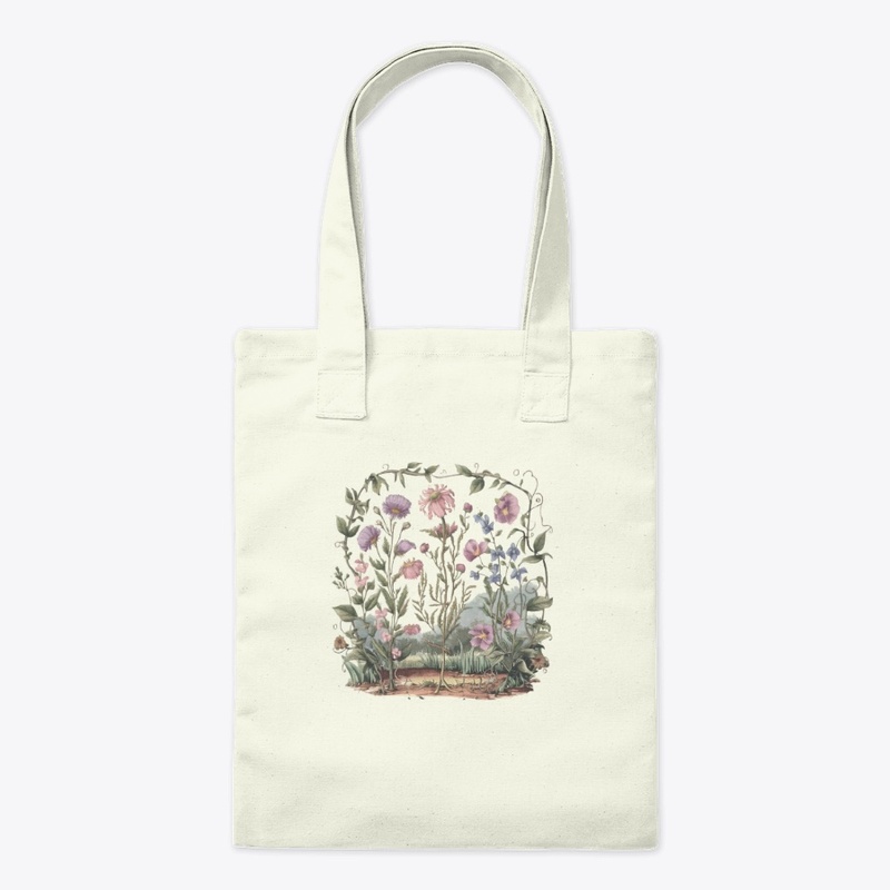 Pastel Floral Garden: Vintage Botanical