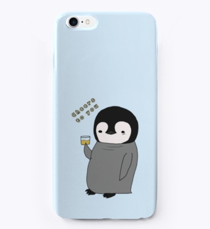 Cheers to You - Cute Baby Penguin Design